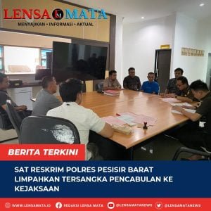 Sat Reskrim Polres Pesisir Barat Limpahkan Tersangka Pencabulan ke Kejaksaan