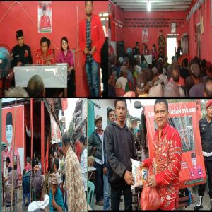 Hasan Sukri Berbagi Kasih Kepada Masyarakat Yang Berprofesi Penarik Becak