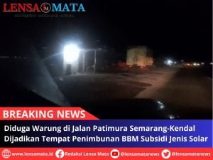 Diduga Warung di Jalan Patimura Semarang-Kendal Dijadikan Tempat Penimbunan BBM Subsidi Jenis Solar