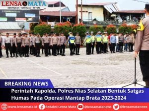 Perintah Kapolda, Polres Nias Selatan Bentuk Satgas Humas Pada Operasi Mantap Brata 2023-2024