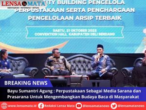 Bayu Sumantri Agung : Perpustakaan Sebagai Media Sarana dan Prasarana Untuk Mengembangkan Budaya Baca di Masyarakat