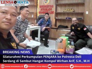 Silaturahmi Perkumpulan PENJARA ke Polresta Deli Serdang di Sambut Hangat Kompol Wirhan Arif, S.H., M.H