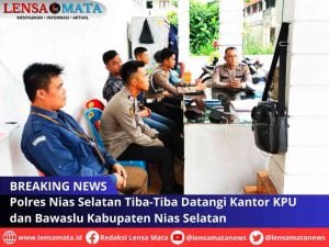 Polres Nias Selatan Tiba-Tiba Datangi Kantor KPU dan Bawaslu Kabupaten Nias Selatan