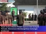 Kajati Sumut Idianto Pimpin Upacara Hari Sumpah Pemuda, Momentum Membangkitkan Semangat Kolaborasi