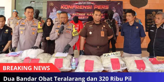 Dua Bandar Obat Teralarang dan 320 Ribu Pil Berbahaya Diringkus Polresta Cilacap