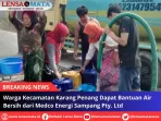 Warga Kecamatan Karang Penang Dapat Bantuan Air Bersih dari Medco Energi Sampang Pty. Ltd