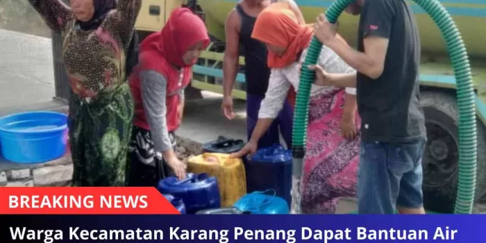 Warga Kecamatan Karang Penang Dapat Bantuan Air Bersih dari Medco Energi Sampang Pty. Ltd