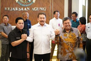 Jaksa Agung dan Menteri BUMN Sampaikan Perkembangan Perkara Dugaan Korupsi Dana Pensiun di Kementerian BUMN