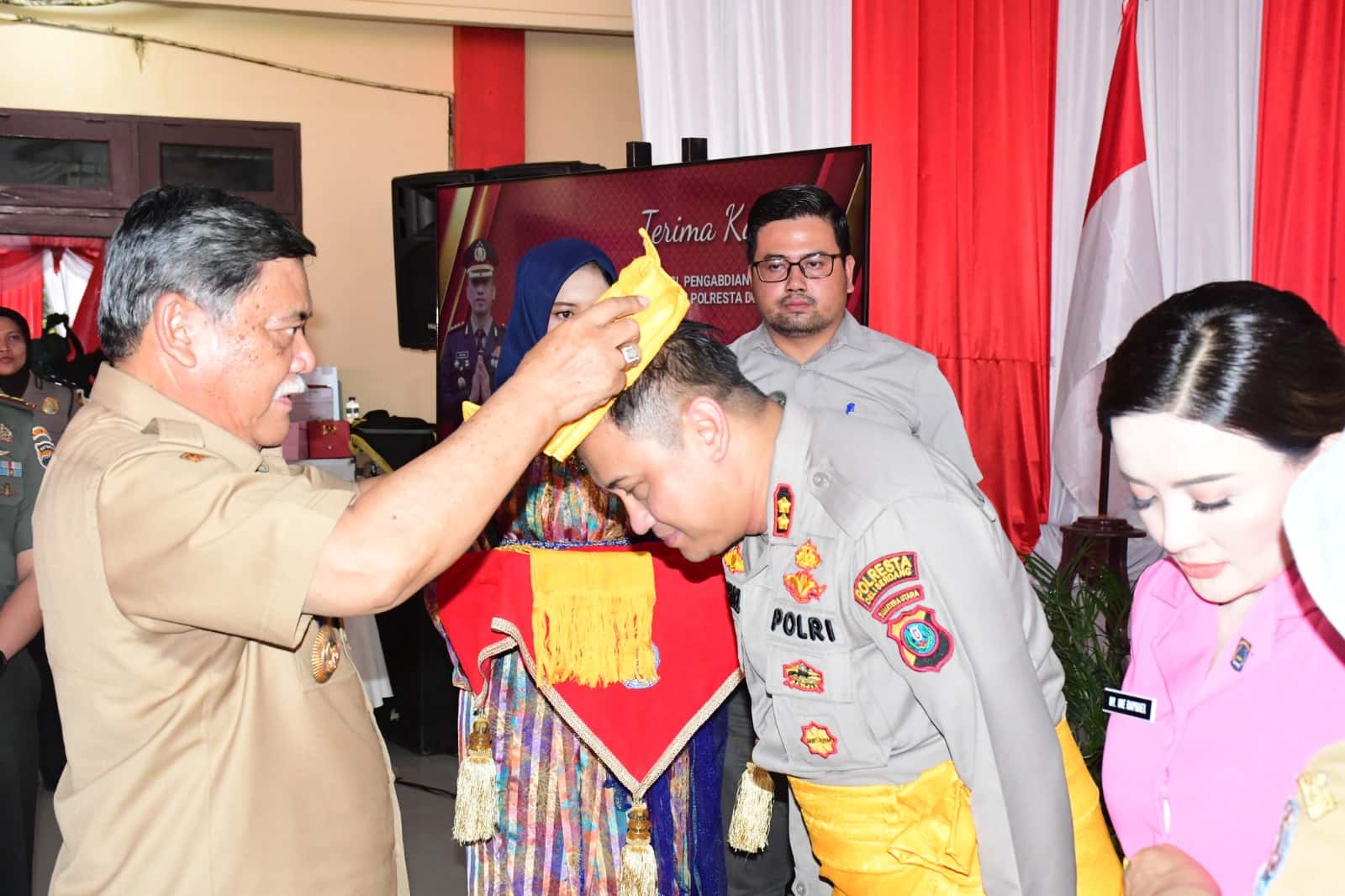 HM Ali Yusuf Siregar Hadiri Pisah Sambut Kapolresta Deli Serdang