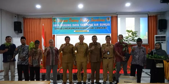 Dinas Lingkungan Hidup Langkat Gelar Sosialisasi Daya Tampung Air Sungai