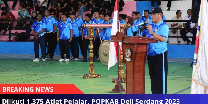 Diikuti 1.375 Atlet Pelajar, POPKAB Deli Serdang 2023 Pertandingkan 6 Cabor