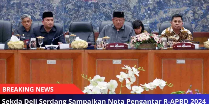 Sekda Deli Serdang Sampaikan Nota Pengantar R-APBD 2024