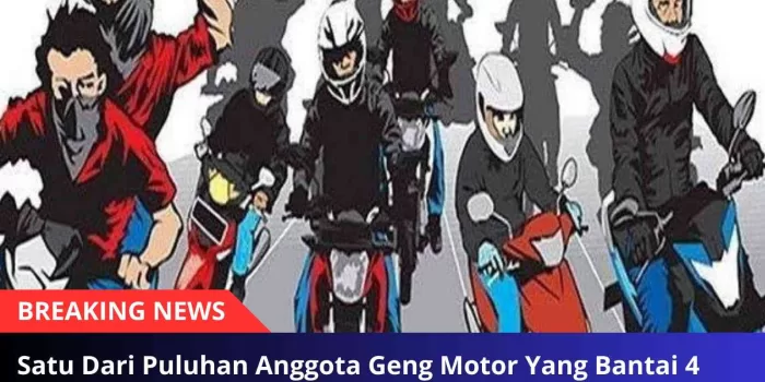Satu Dari Puluhan Anggota Geng Motor Yang Bantai 4 Pelajar di Cemara Medan Ditangkap
