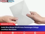 Kabid Bina Marga DPUPR Kota Pekalongan Diduga Lecehkan Wartawan