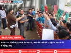 Aliansi Mahasiswa Hukum Jabodetabek Unjuk Rasa di Kejagung