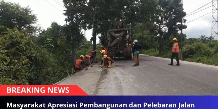 Masyarakat Apresiasi Pembangunan dan Pelebaran Jalan DI Panjaitan