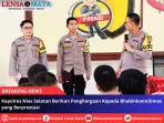 Kapolres Nias Selatan Berikan Penghargaan Kepada Bhabinkamtibmas yang Berprestasi