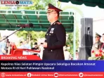 Kapolres Nias Selatan Pimpin Upacara Sekaligus Bacakan Amanat Mensos RI di Hari Pahlawan Nasional