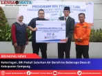 Kekeringan, BRI Peduli Salurkan Air Bersih ke Beberapa Desa di Kabupaten Sampang