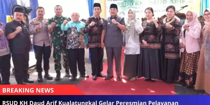 RSUD KH Daud Arif Kualatungkal Gelar Peresmian Pelayanan Hemodialisa dan Ct-Scan