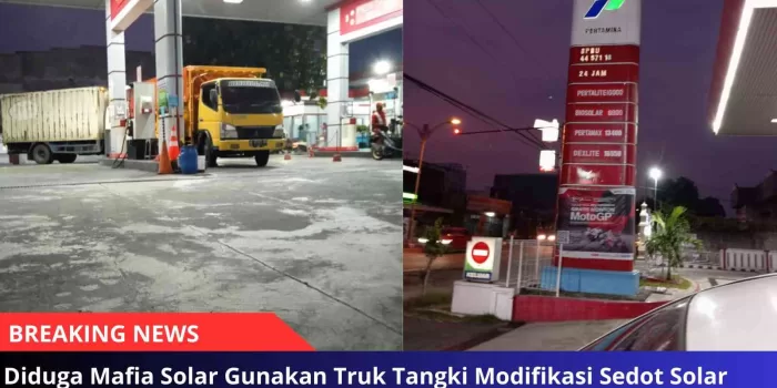 Diduga Mafia Solar Gunakan Truk Tangki Modifikasi Sedot Solar Bersubsidi di SPBU 44.571.18 Kartasura! Indikasi SPBU Ikut Terlibat!