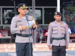Polres Tual Gelar Apel Persiapan Swakarsa Dalam Rangka Pengamanan Pemilu 2024
