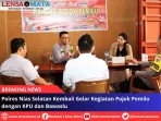 Polres Nias Selatan Kembali Gelar Kegiatan Pojok Pemilu dengan KPU dan Bawaslu