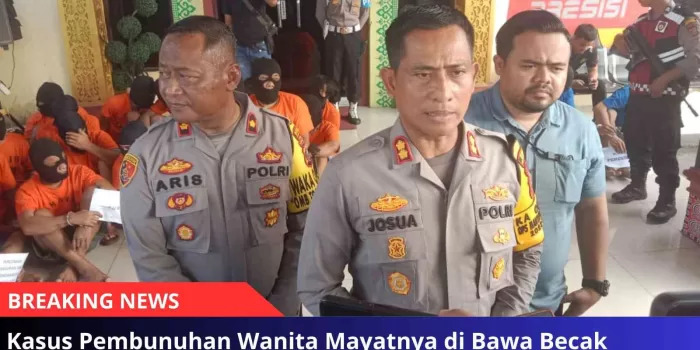 Kasus Pembunuhan Wanita Mayatnya di Bawa Becak Sempat Kesasar Akhirnya Terungkap