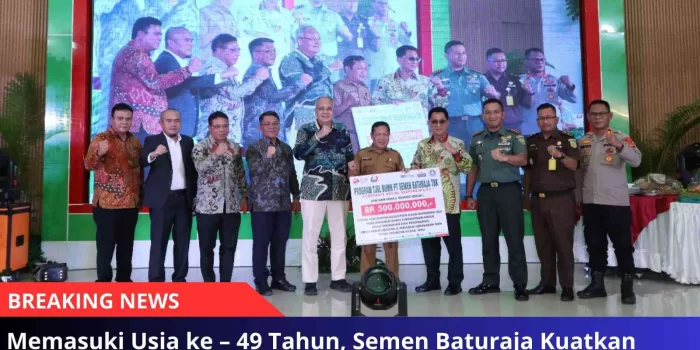 Memasuki Usia ke – 49 Tahun, Semen Baturaja Kuatkan Sinergi dan Harmoni Baturaja