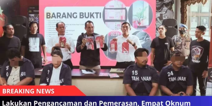 Lakukan Pengancaman dan Pemerasan, Empat Oknum Wartawan Gadungan Diamankan Polrestabes Semarang