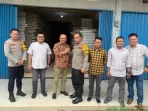 Kapolres OKU Kunjungi Sekretariat KPU OKU dan Inspeksi Gudang Logistik