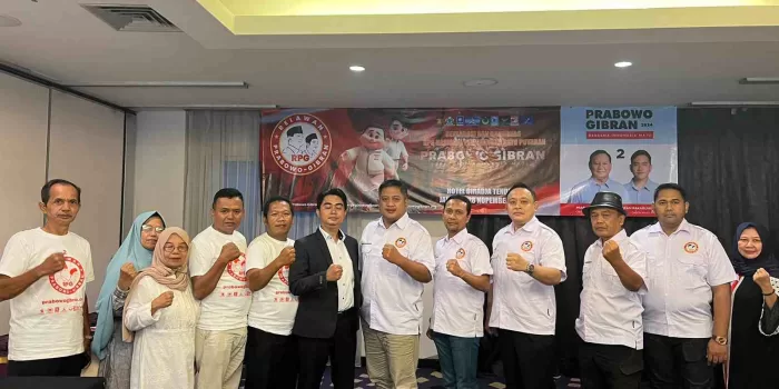 Relawan Prabowo Gibran Kampanye Perdana sekaligus Deklarasi dan Rakornas di Jakarta
