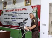 Kejati Sumut Tandatangani Perjanjian Kerjasama dengan Kanwil BPN Wilayah Sumut