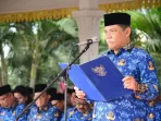 Upacara HUT ke-52 Korpri, Plt Bupati Deli Serdang Sampaikan Ini