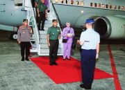 Danlanud Pattimura Ambon Sambut Kunjungan Sambut Kunjungan Penglima TNI dan Kapolri Apron Internasional Airport