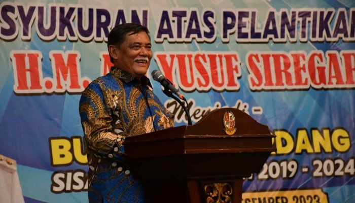 Selesai Dilantik Menjadi Bupati Deli Serdang, HM Ali Yusuf Siregar Siap Tuntaskan Visi Misi