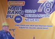 Kadis PUPR Bersama Wakil Ketua DPRD Tanjab Barat Peringati Hari Bakti PU ke 78