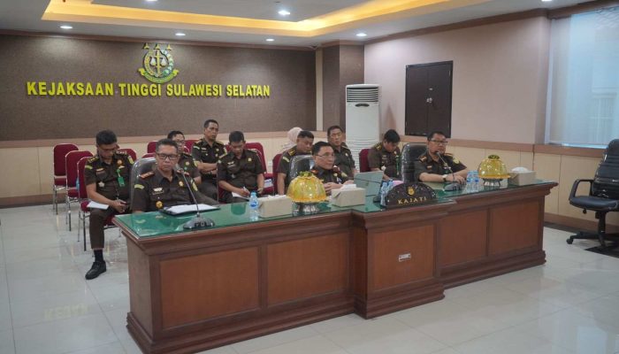 Kajati Sulsel Mengikuti Launching Kanal Lapdu Jaga Desa / Hotline Direktorat B Kejaksaan RI