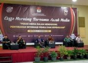 KPU OKU Gelar Coffee Morning Bersama Awak Media