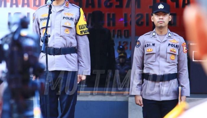 Divisi Humas Polri Gelar Apel Kesiapsiagaan Ops Lilin 2023