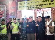 Jelang Nataru, Pj Bupati Lahat Monitoring Pos Pelayanan dan Pengamanan