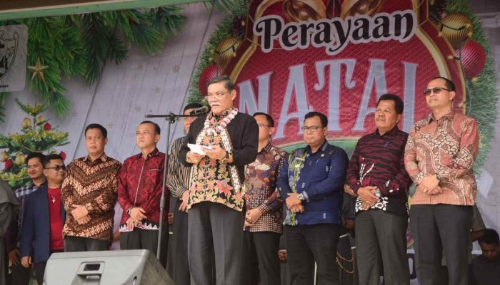 Bupati Deli Serdang Hadiri Perayaan Natal 6 Paroki