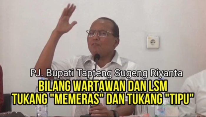 Praktisi Hukum Minta Pj Bupati Tapteng Klarifikasi Terbuka Soal Tudingan Wartawan dan LSM Meras