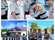 Kapolres Maluku Tenggara Lantik Sejumlah Kasat dan Kapolsek