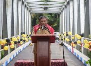 Bupati Resmikan Jembatan Lau Cirem Penghubung Deli Serdang dan Langkat