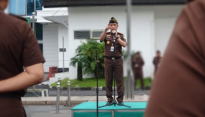 Apel Perdana 2024 Kejati Sumut, Darmukti: Disiplin Dimulai dari Hal Kecil