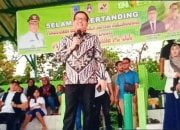 PJ Bupati Lahat Buka Secara Langsung Turnamen Sepak Bola Piala Pagar Agung Cup Tahun 2024