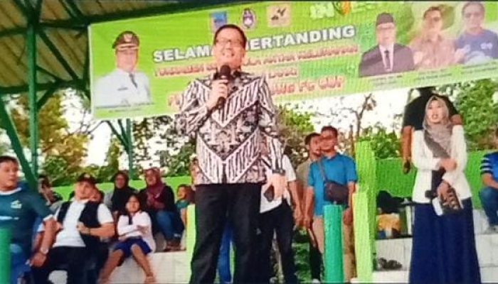 PJ Bupati Lahat Buka Secara Langsung Turnamen Sepak Bola Piala Pagar Agung Cup Tahun 2024