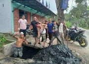 Kader Partai Nasdem Peduli Lingkungan Hidup Bergotong Royong Dengan Masyarakat Sekitar