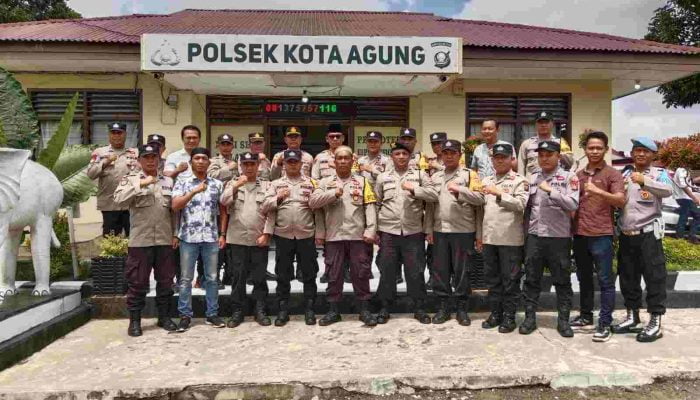 Kunker ke 3 Polsek, Kapolres Lahat Tekankan Jaga Netralitas Pada Pemilu 2024